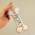Custom Bone Bag Tag