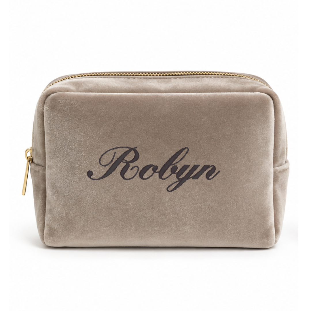 Handmade Velvet Makeup Bag