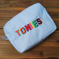 Seersucker Pouch