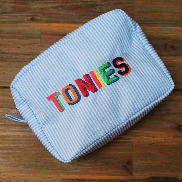 Seersucker Pouch