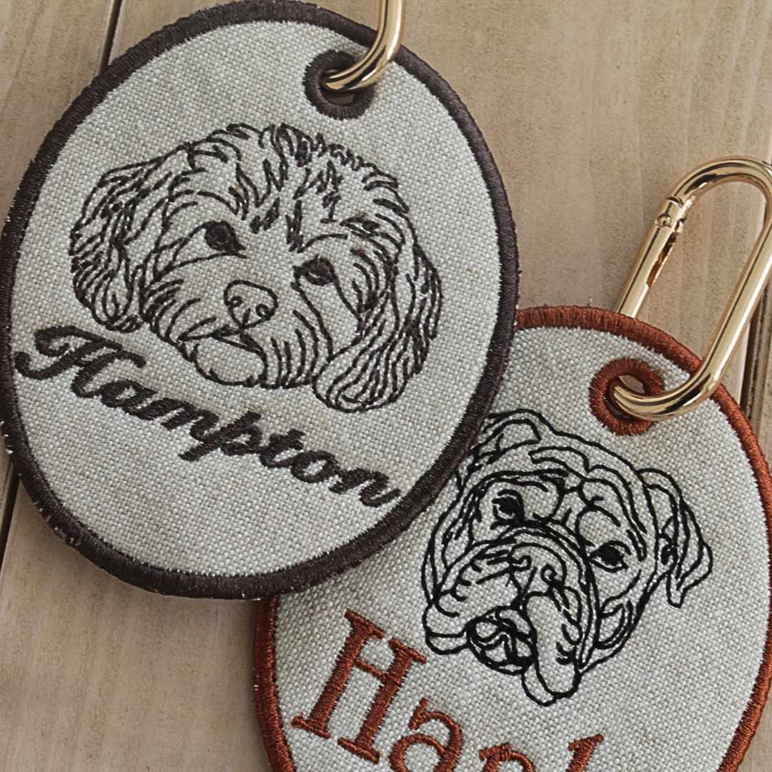 Custom Pet Face Bag Charm