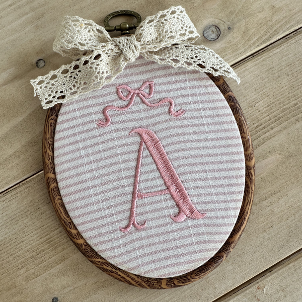 Letter Wall Hanging Pink