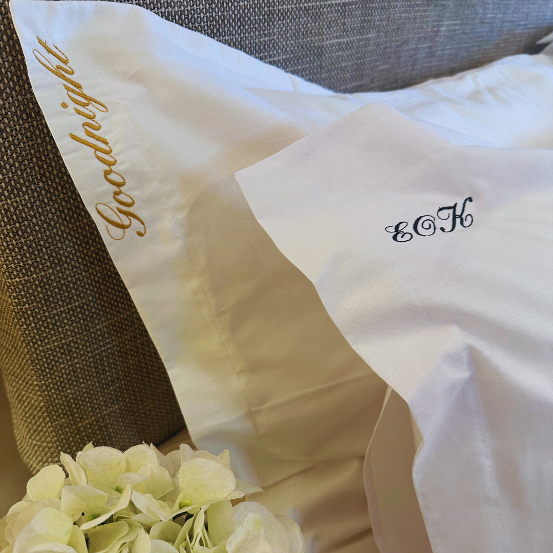 Luxury Personalised Oxford Pillowcase