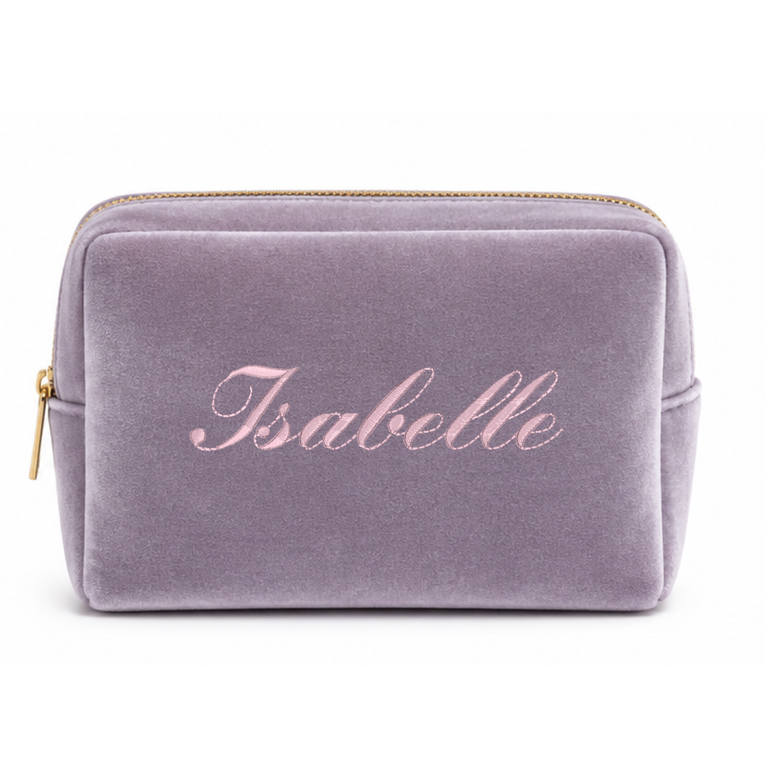 Handmade Velvet Makeup Bag