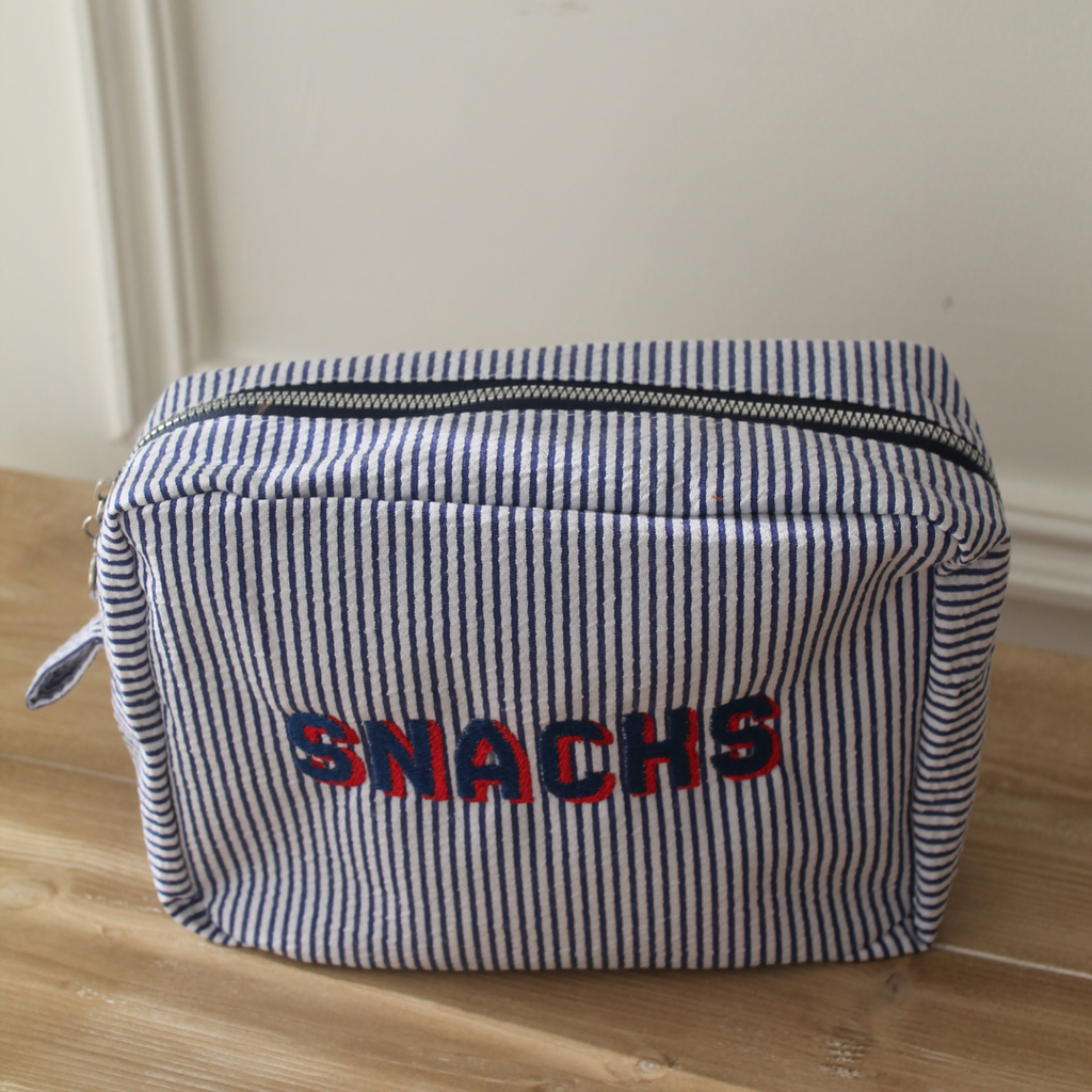 Seersucker Pouch