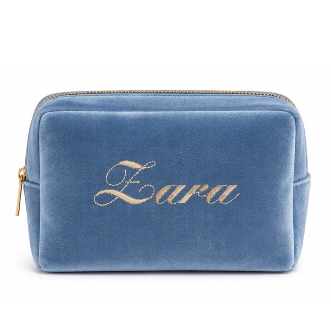 Handmade Velvet Makeup Bag