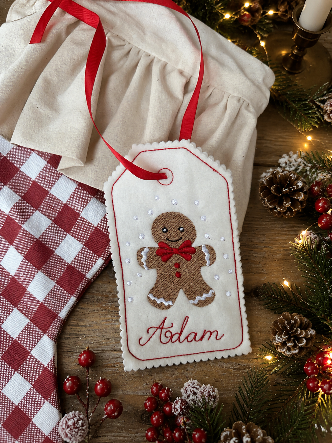 Gingerbread Cookie Tag