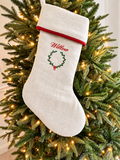 Irish Linen Personalised Stocking
