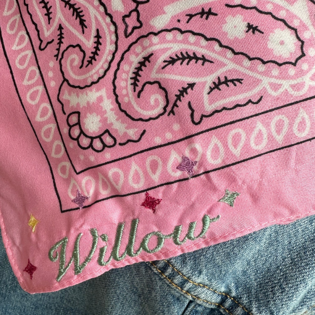 Embroidered Bandana