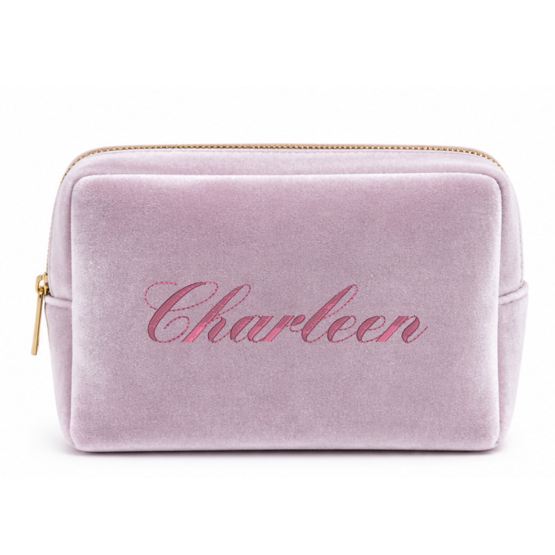 Handmade Velvet Makeup Bag