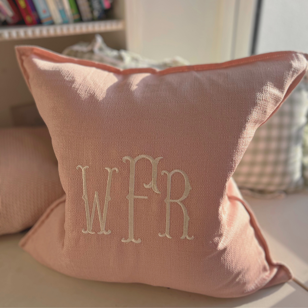 Monogrammed Cushion Cover