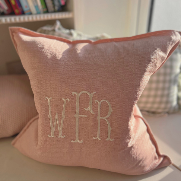 Monogrammed Cushion Cover