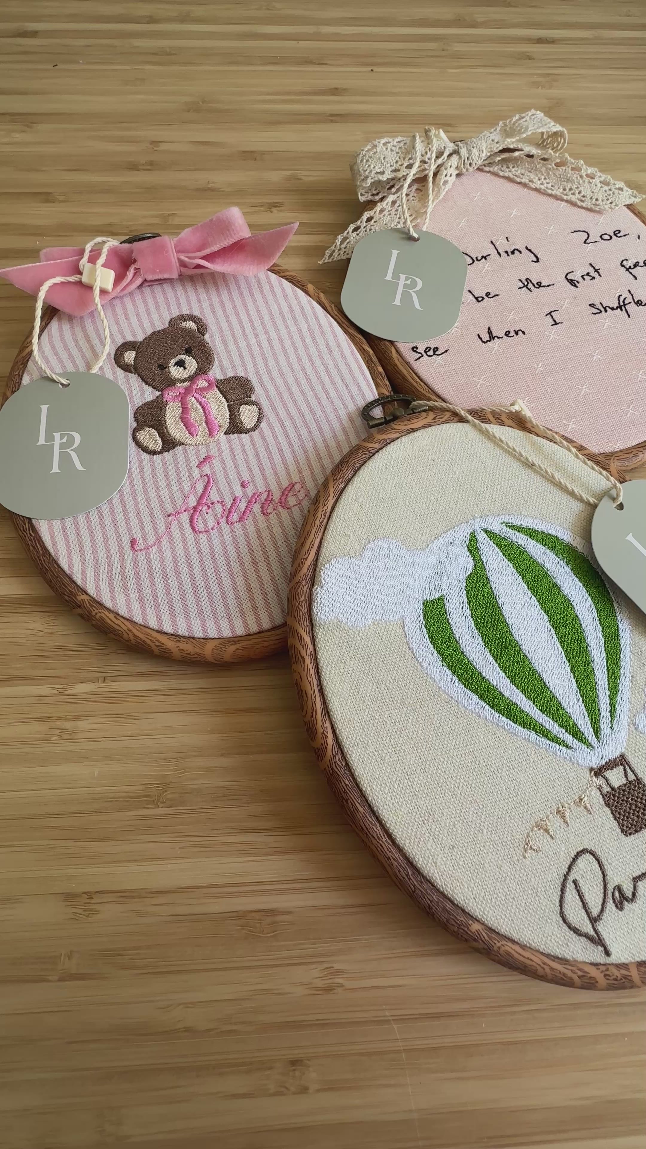 Hot Air Balloon Wall Hanging